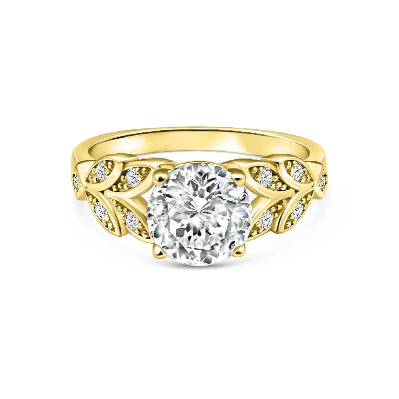 Women’s stacking rings-The Meadow - Gold