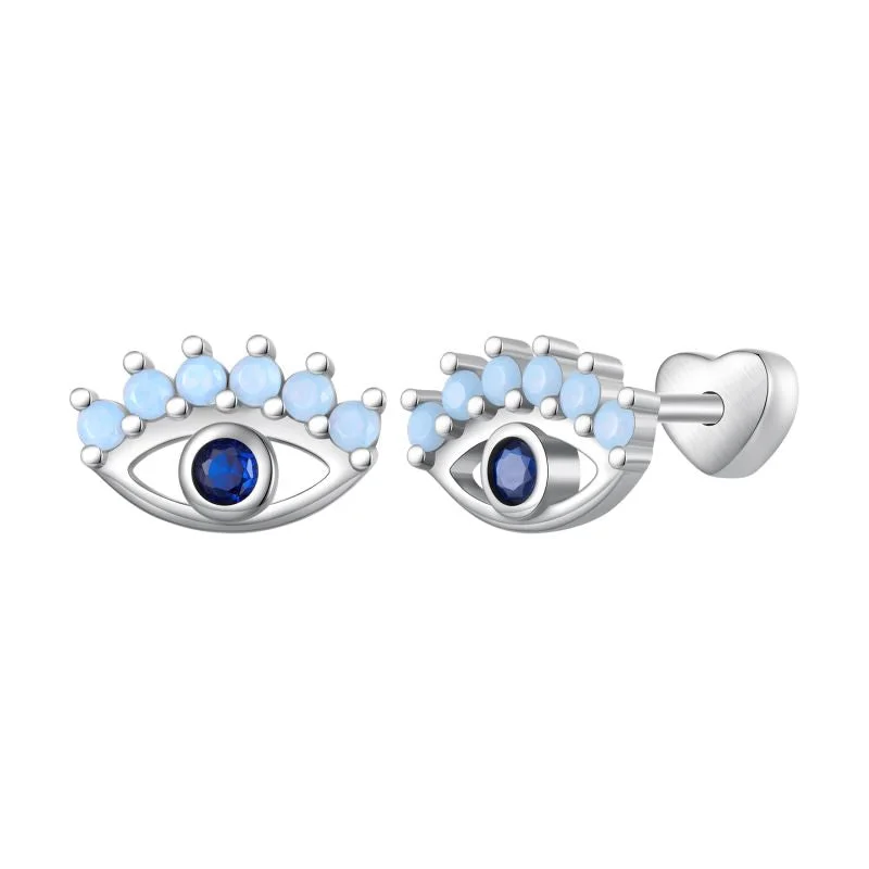 Devil Eye Dual-Wear Stud Earrings