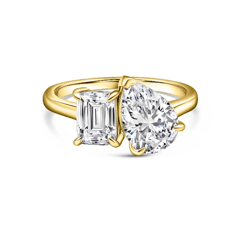 Women’s platinum rings-The Isla - Gold