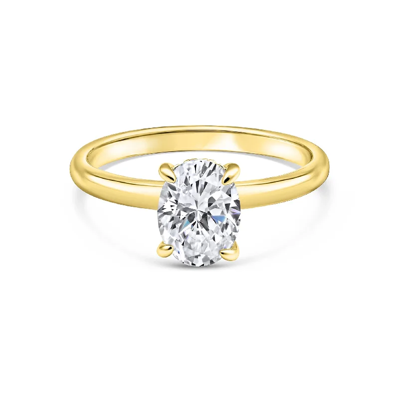 Women’s sapphire rings-The Marie - Gold