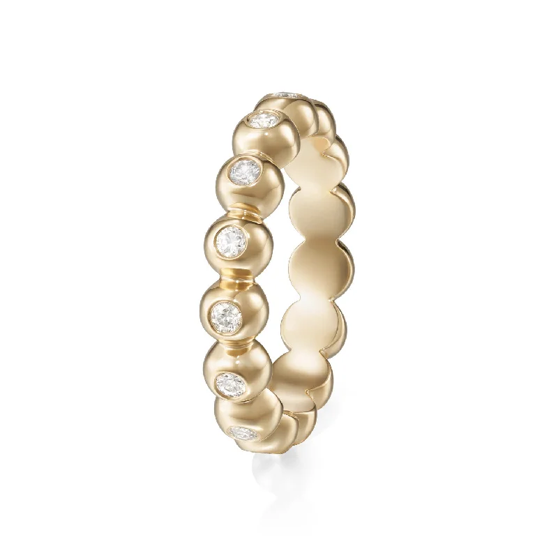 Women’s trendy rings-AUDREY ETERNITY BAND Small