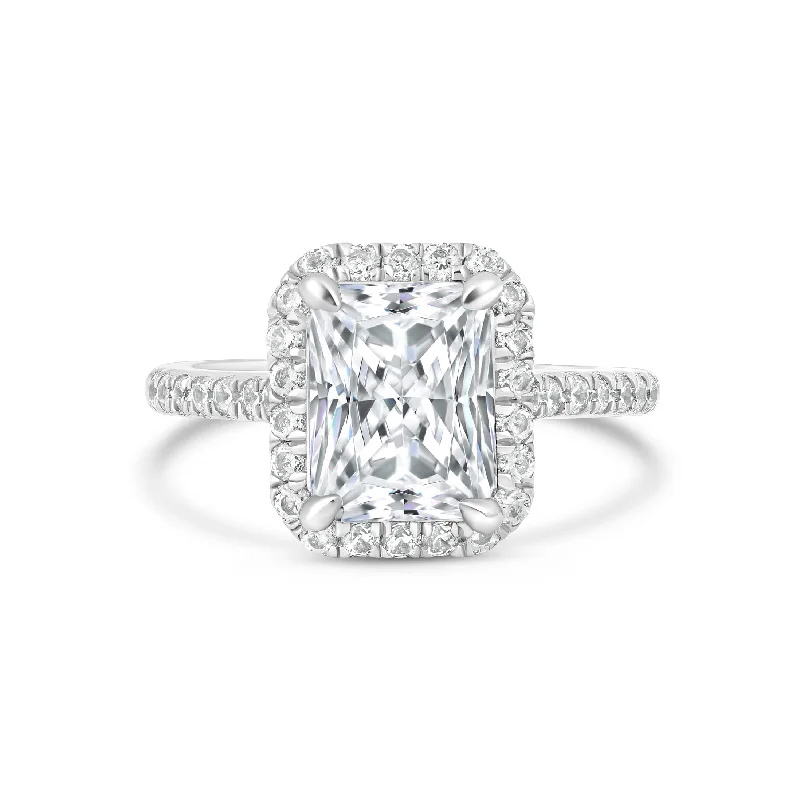 Women’s custom diamond rings-The Serena