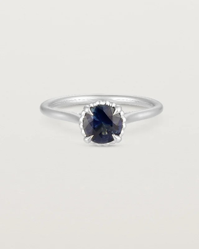 Women’s diamond rings-Thea Round Solitaire | Australian Sapphire