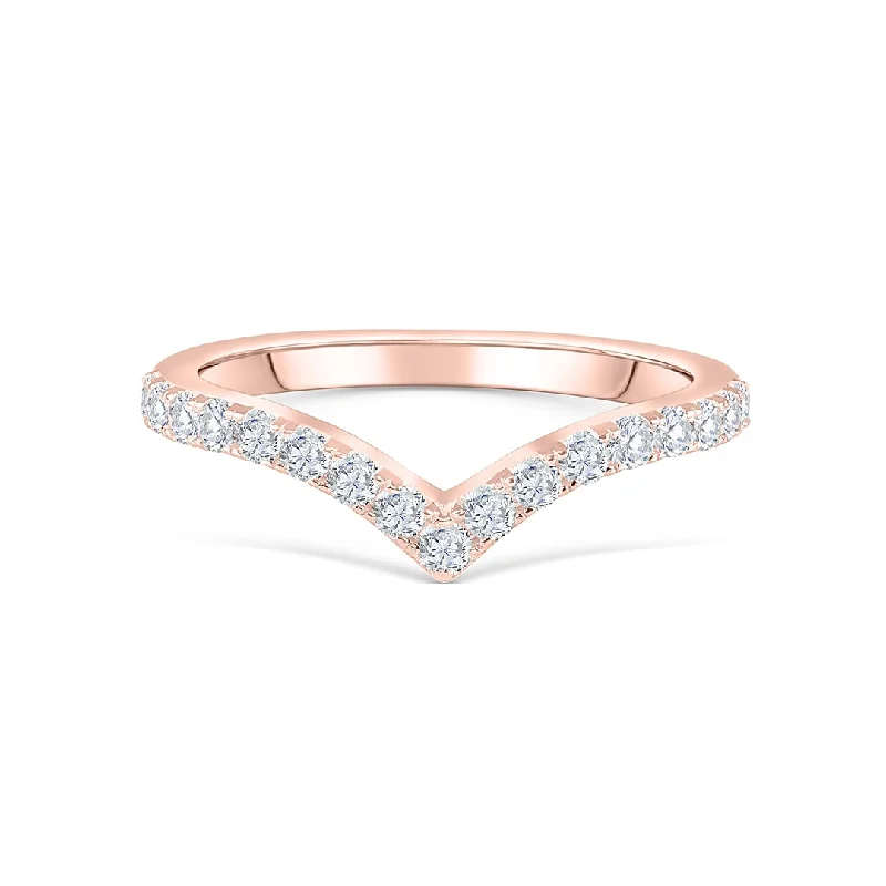 Women’s promise rings-The Zoey - Rose Gold