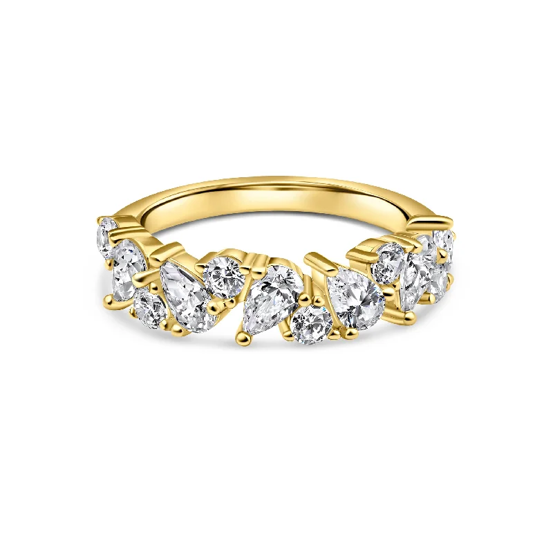 Women’s solitaire rings-The Alia - Gold