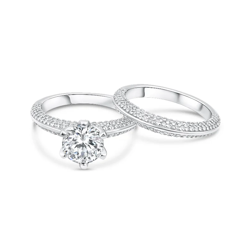 Women’s vintage engagement rings with diamonds-The Elizabeth