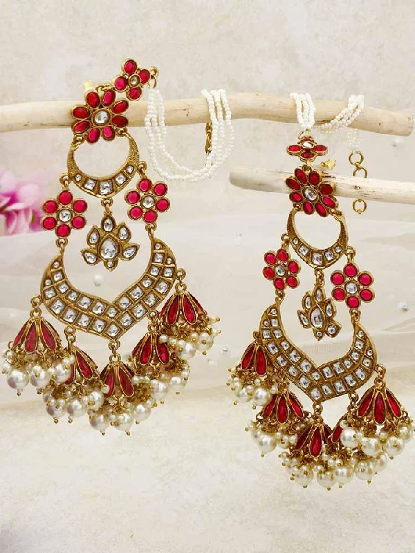 Women’s trendy earrings-Rani Anshu Jhumkis - EOSS