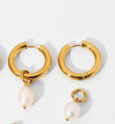 18K Golden-Freshwater Pearl