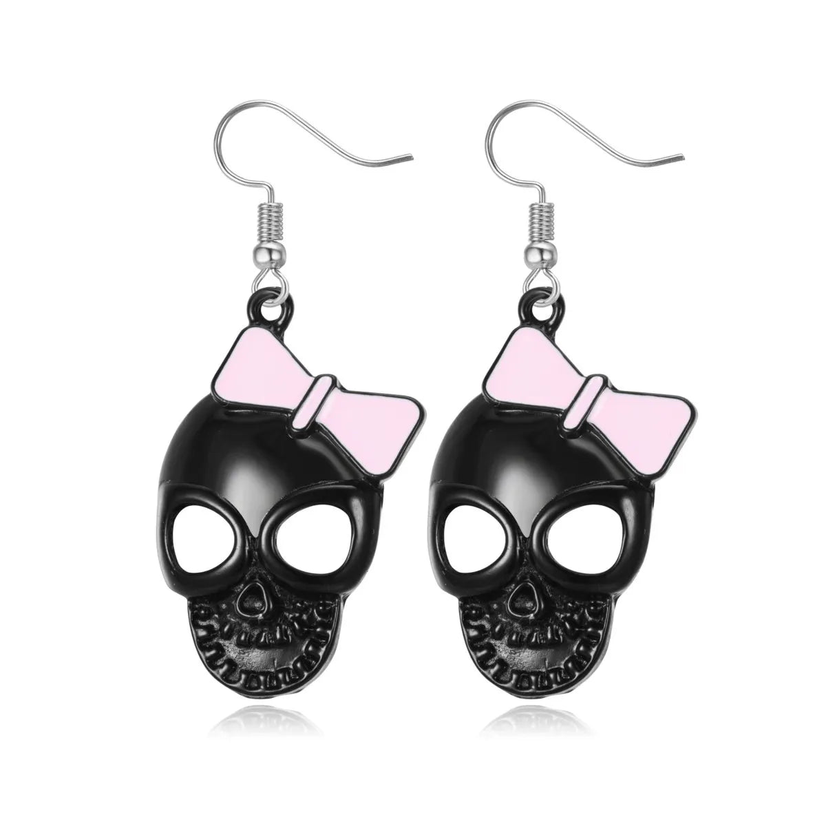 Women’s large earrings-Wholesale Jewelry Exaggerated Simple Style Pumpkin Spider Web Skull Alloy Spray Paint Plating Ear Hook