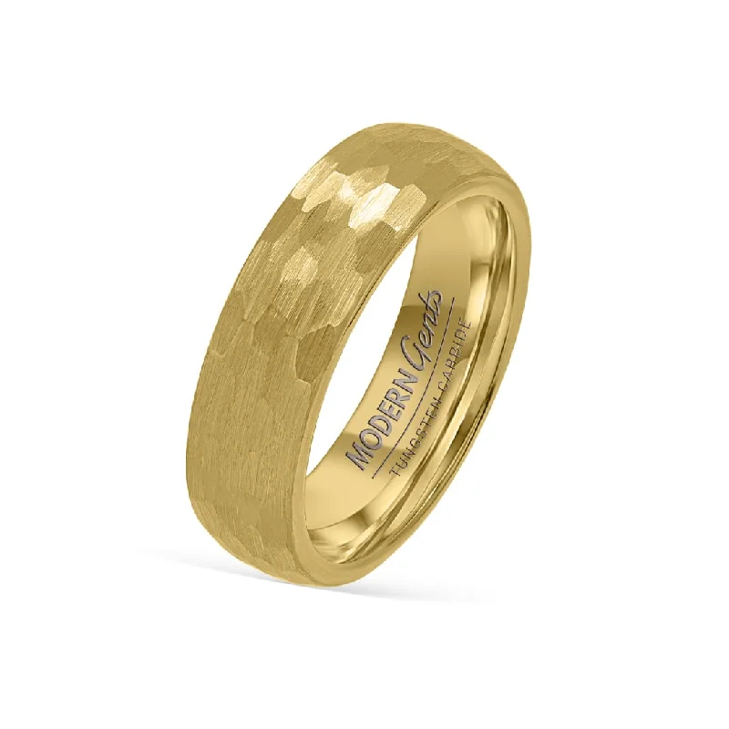 Women’s art deco rings-The Hammer - Gold