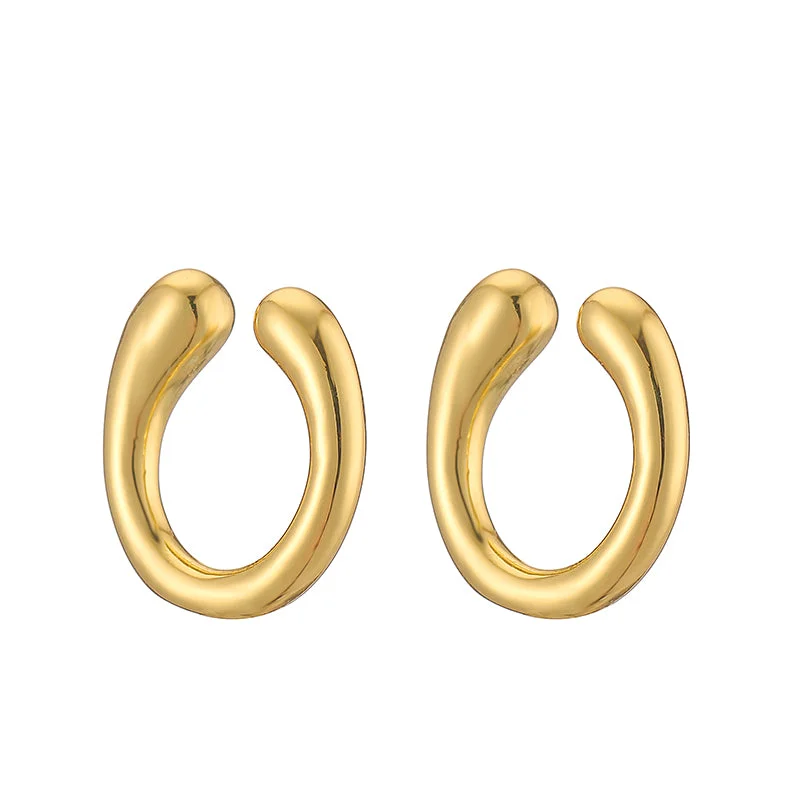 Golden Drop-Shaped 1 Pair