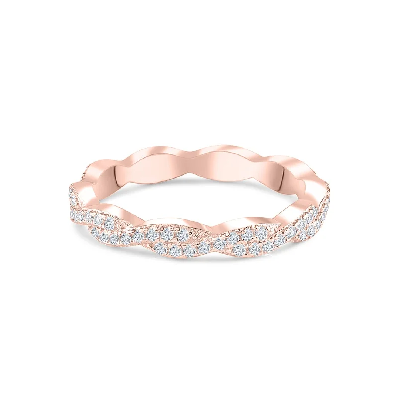 Women’s fashion rings-The Sadie - Rose Gold