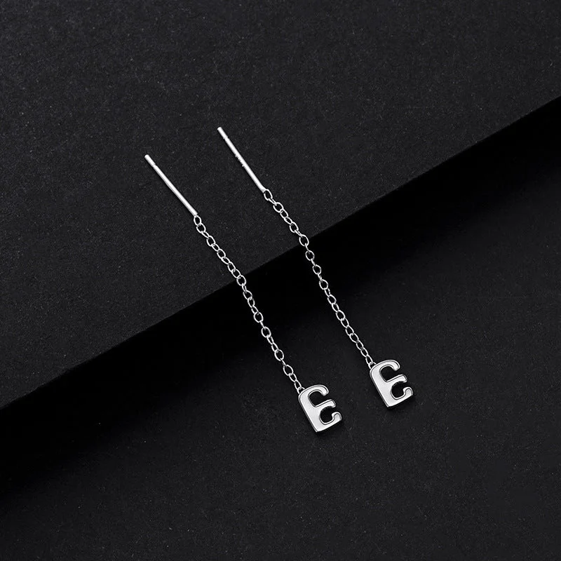 Letter E Single [White and Gold]