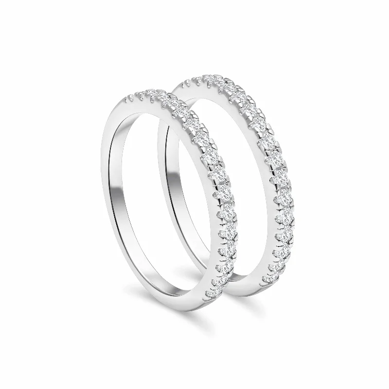 Women’s handmade rings-The Desire Stacking Set