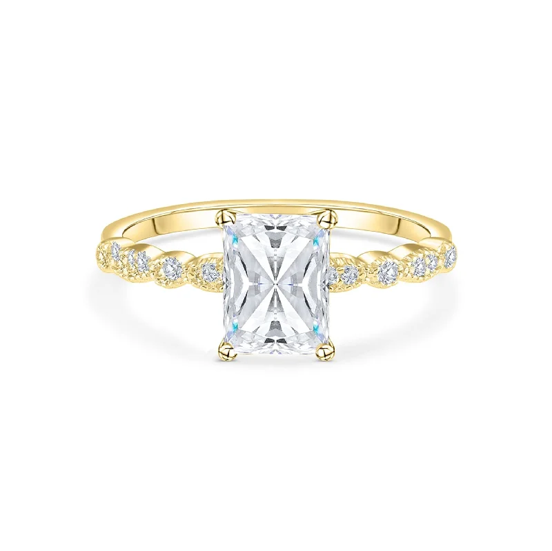 Women’s stackable rings-The Alexandria - Gold