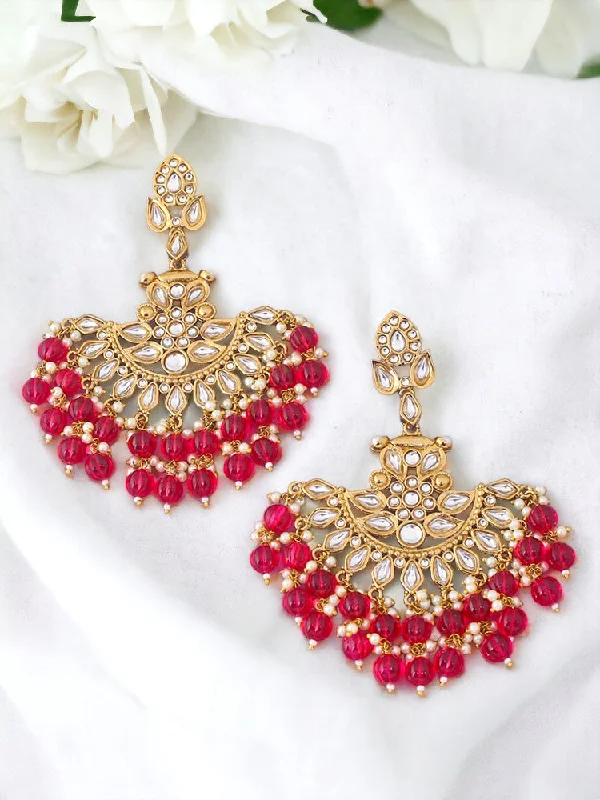 Women’s hoop earrings with diamonds-Rani Sreeja Chaandbalis