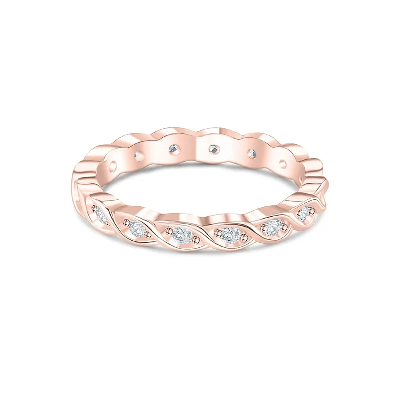 Women’s vintage gold rings-The Giselle - Rose Gold