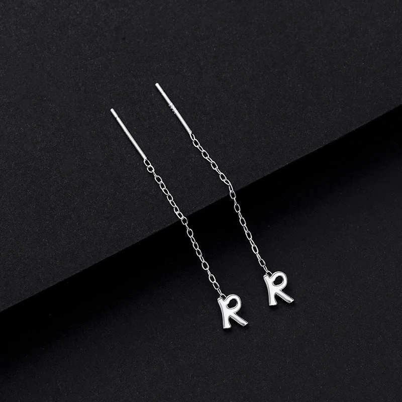 Letter R Single [White and Gold]