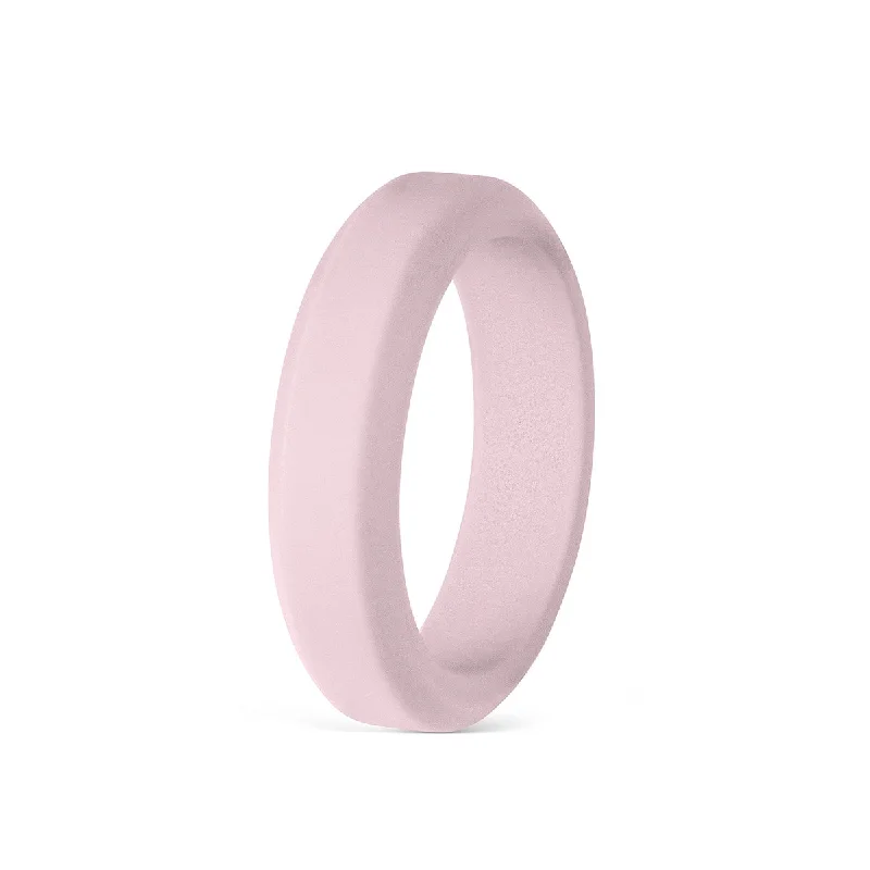 Women’s layered rings-The Aspen - Pink Sand