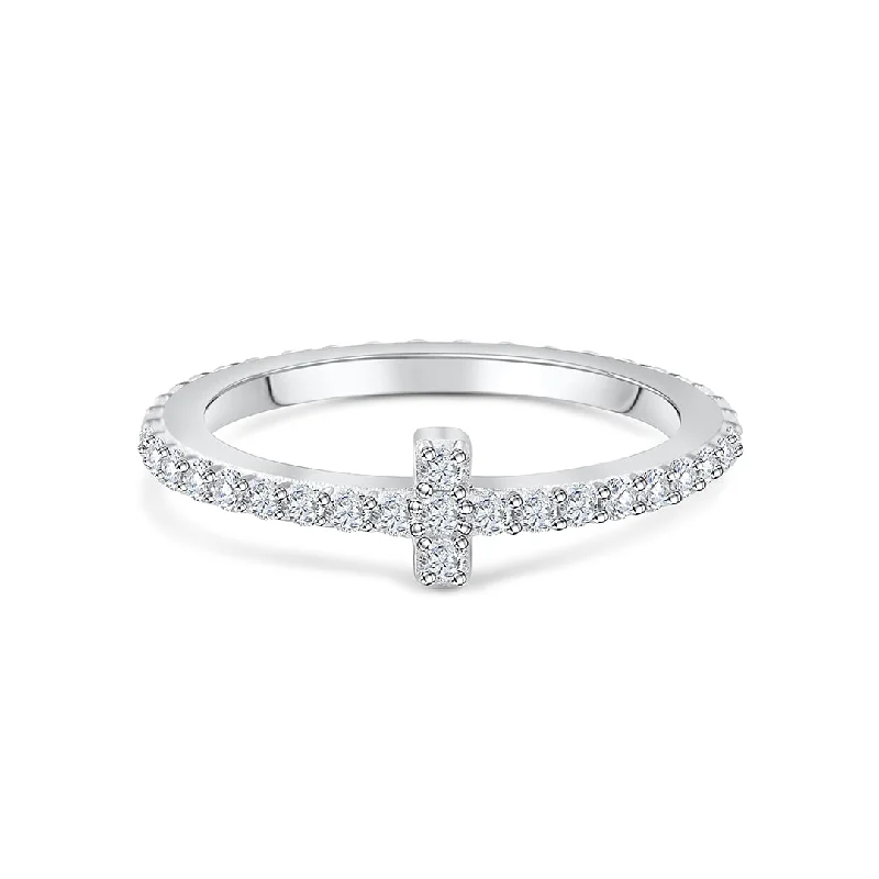 Women’s sapphire diamond rings-The Stella