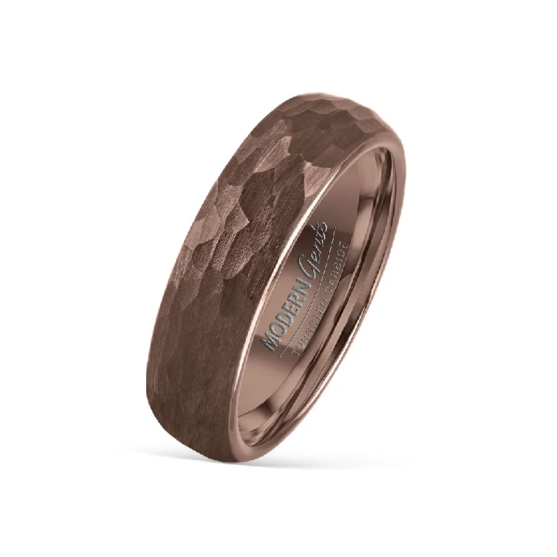 Women’s colored gemstone rings-The Hammer - Bronze