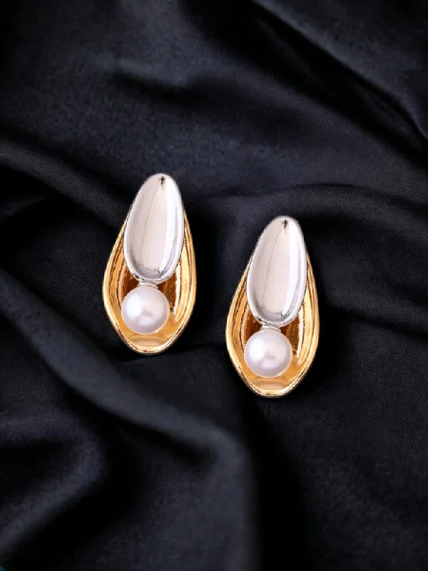 Women’s drop earrings-Ivory Ayla Studs