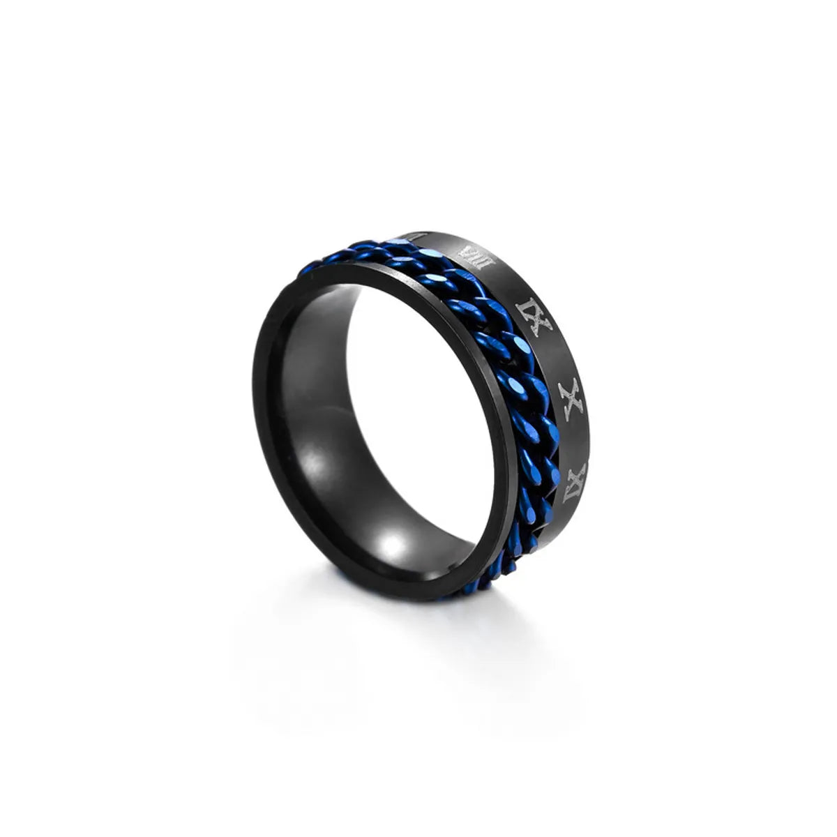 Black Ring + Blue Chain