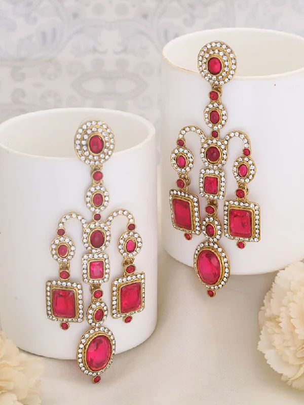 Women’s opal earrings-Rani Melina Danglers