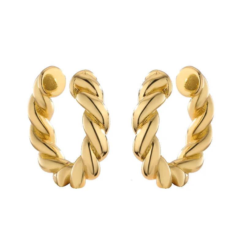 Golden Twist Spiral 1 Pair