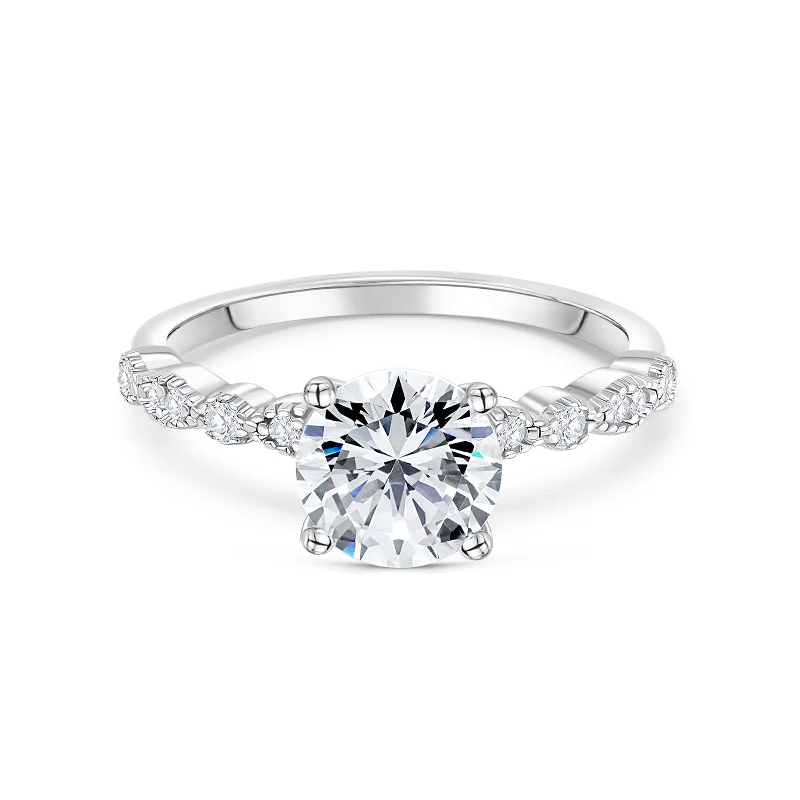 Women’s stackable diamond rings-The Sofia