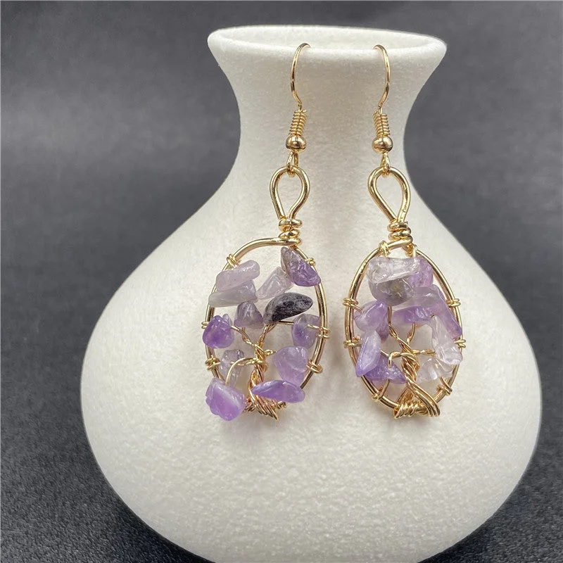 Amethyst 1 Pair