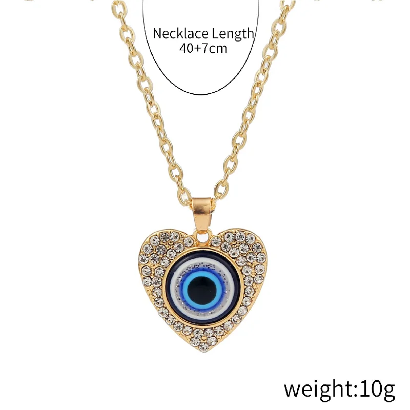 N2106-9 Love Rhinestone Blue Eyes