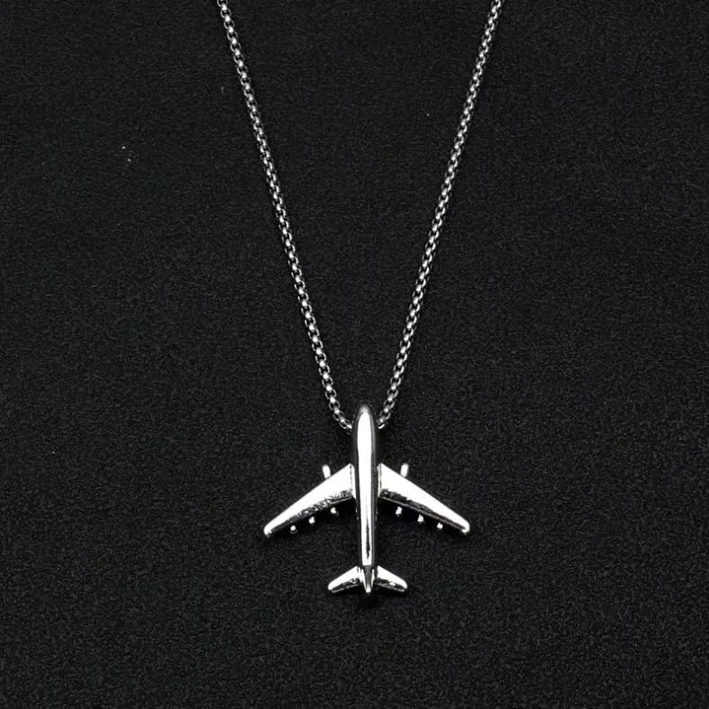 Aircraft 01 60 Titanium Steel Necklace