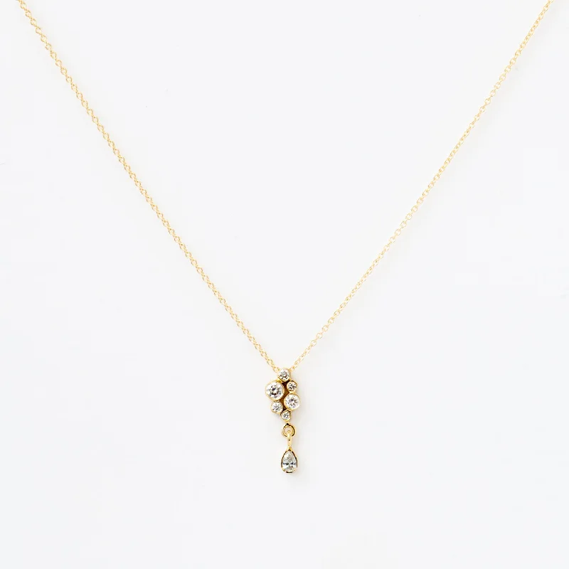 Women’s infinity pendant necklaces-Splash Diamant Necklace