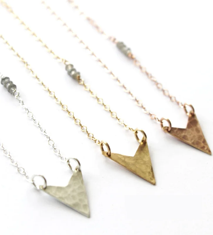 Women’s silver chain necklaces-Pathfinder necklace