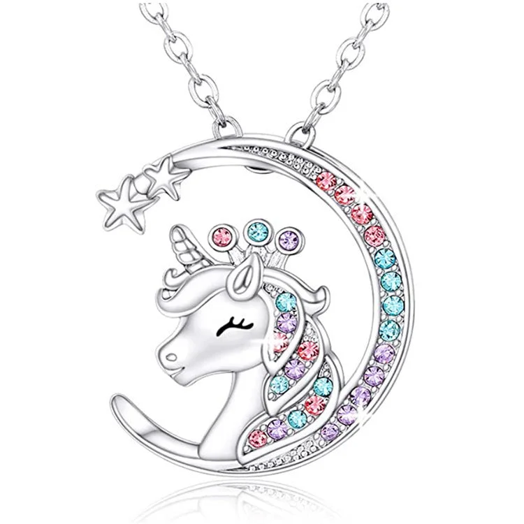 Semicircle Crown Unicorn Silver