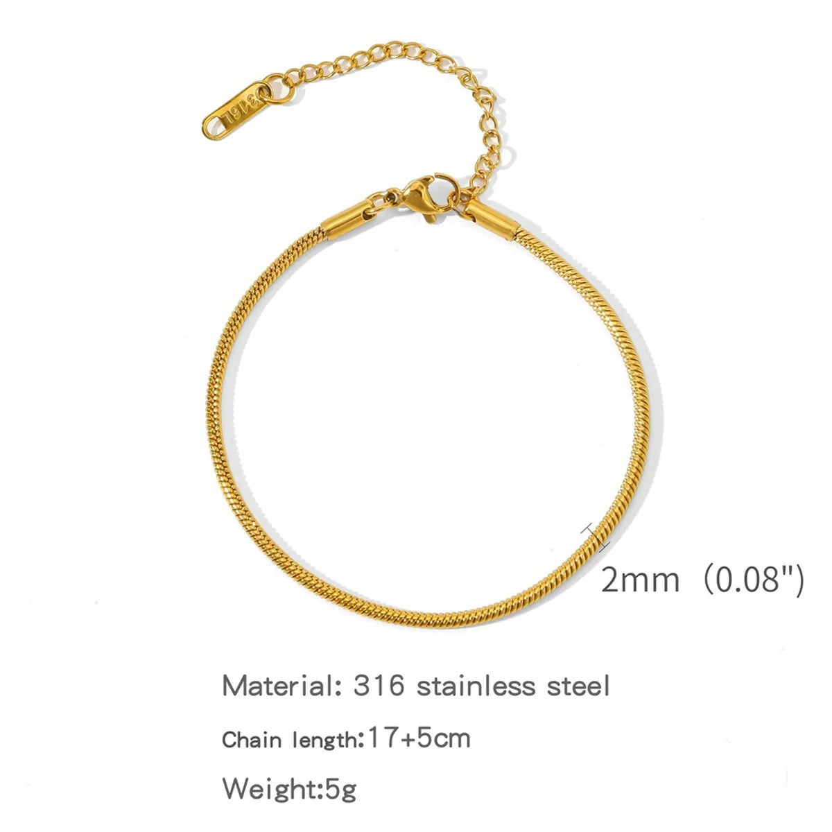 Zhslg01 (round Snake Bracelet)