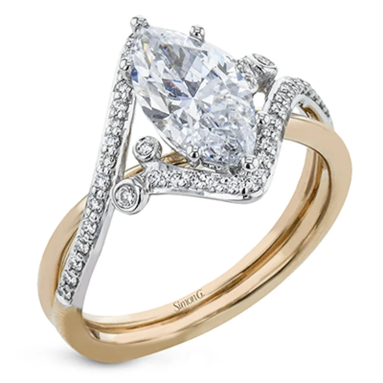 LR2113-MQ ENGAGEMENT RING