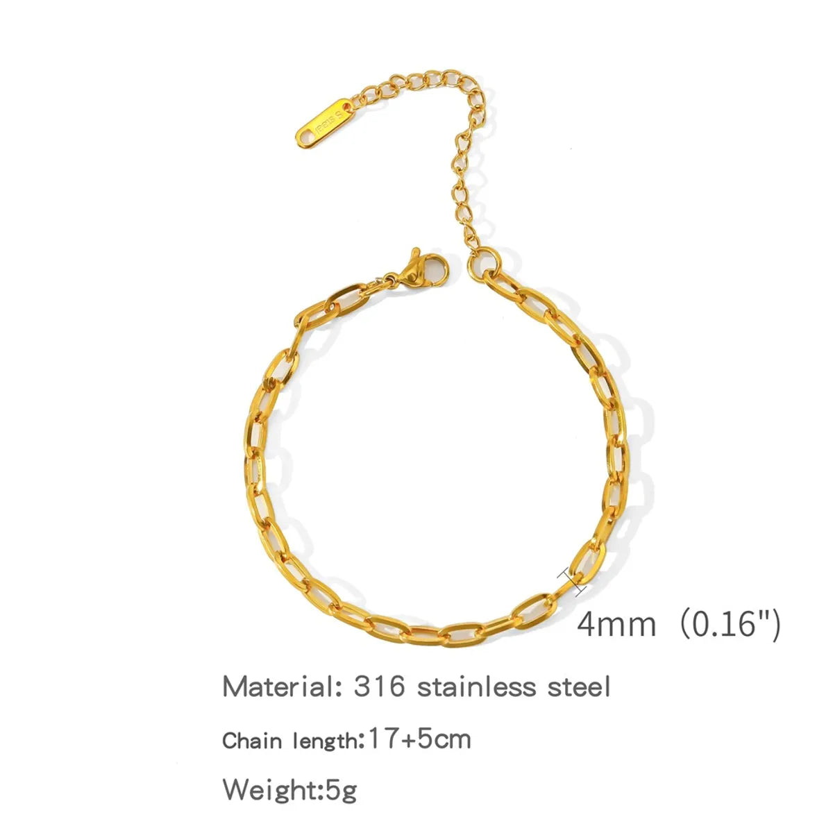 Zhslg21 (Square Line O-Shaped Bracelet)