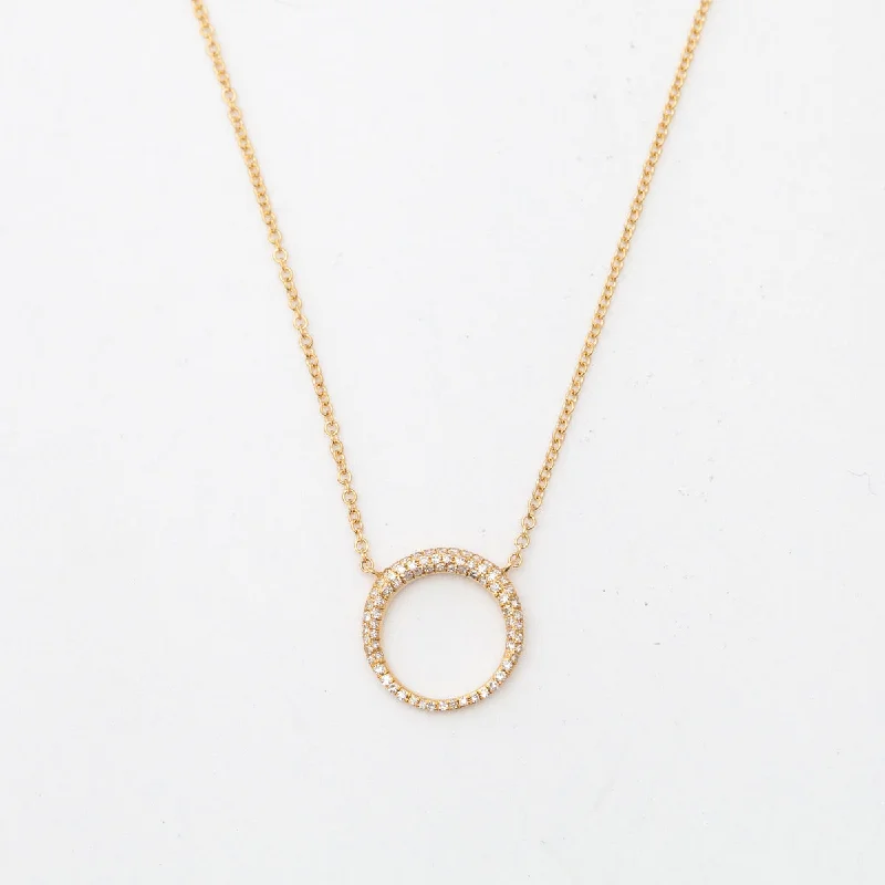 Women’s delicate necklaces-Pavé Small Balloon Necklace