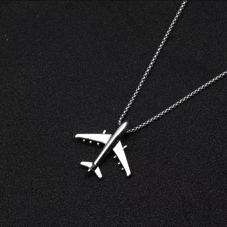 Aircraft 01 70 Titanium Steel Necklace