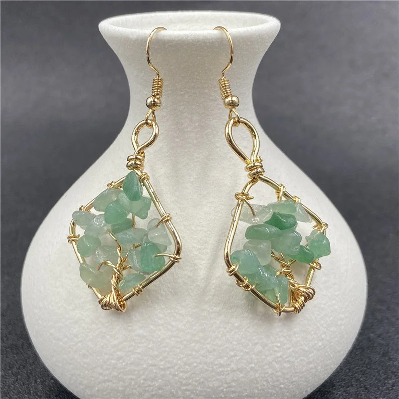 Green Aventurine 1 Pair