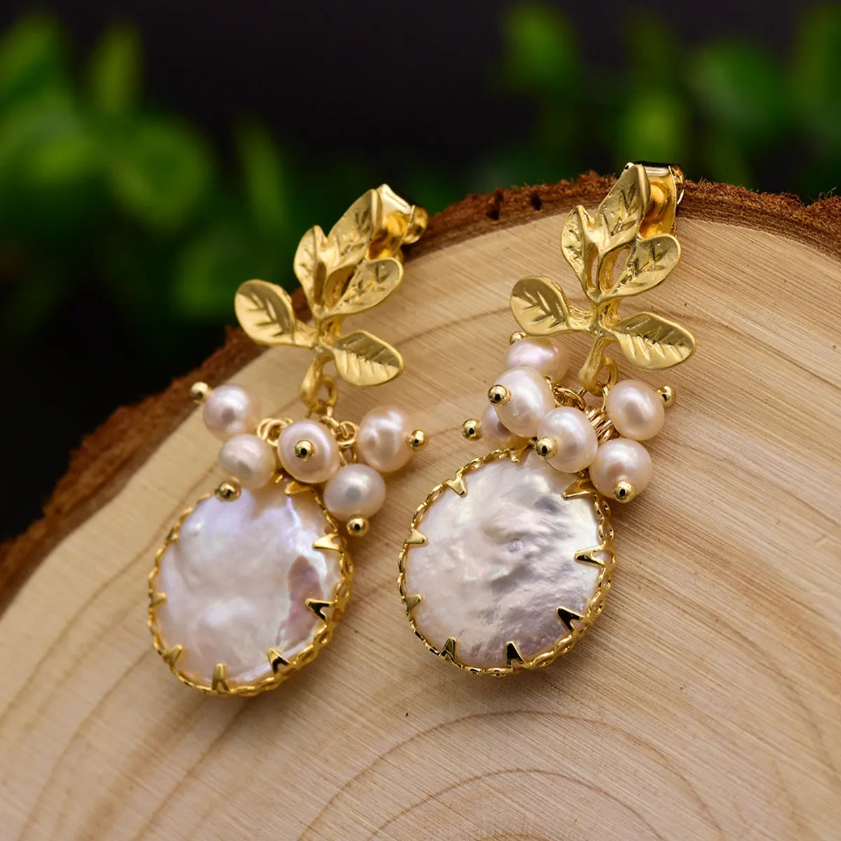 Baroque Pearl Eardrops