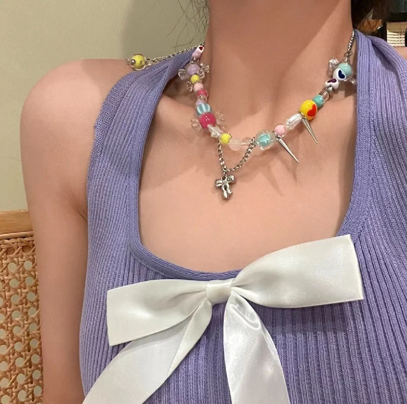 Candy Beaded Necklace